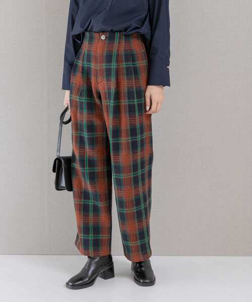 URBAN RESEARCH ROSSO WOMEN（アーバンリサーチ　ロッソ）の「ツイードストレートパンツ（その他パンツ・レディース・アイボリー/チェック・36/38）」の6枚目の写真