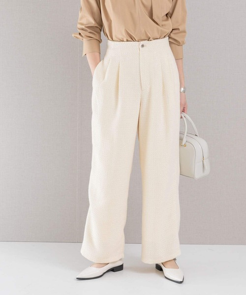 URBAN RESEARCH ROSSO WOMEN（アーバンリサーチ　ロッソ）の「ツイードストレートパンツ（その他パンツ・レディース・アイボリー/チェック・36/38）」の22枚目の写真