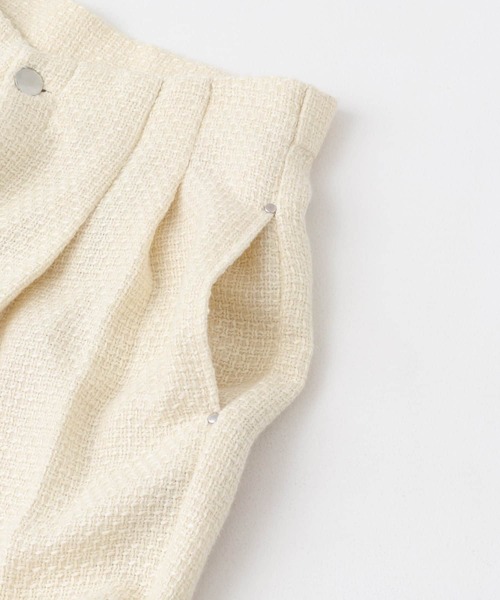 URBAN RESEARCH ROSSO WOMEN（アーバンリサーチ　ロッソ）の「ツイードストレートパンツ（その他パンツ・レディース・アイボリー/チェック・36/38）」の18枚目の写真