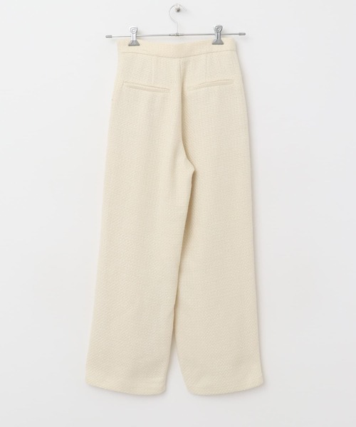 URBAN RESEARCH ROSSO WOMEN（アーバンリサーチ　ロッソ）の「ツイードストレートパンツ（その他パンツ・レディース・アイボリー/チェック・36/38）」の7枚目の写真
