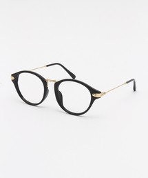 VENCEEXCHANGE | ゴールドテンプルダテメガネ       (メガネ)