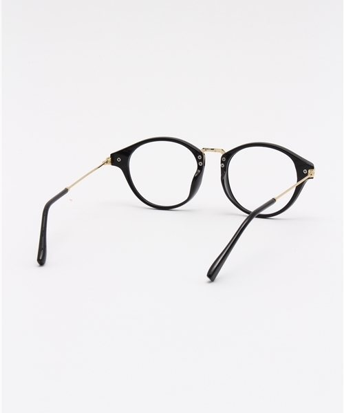 VENCEEXCHANGE（ヴァンスエクスチェンジ）の「ゴールドテンプルダテメガネ       （メガネ・レディース・ブラック/ブラウン・FREE）」の5枚目の写真