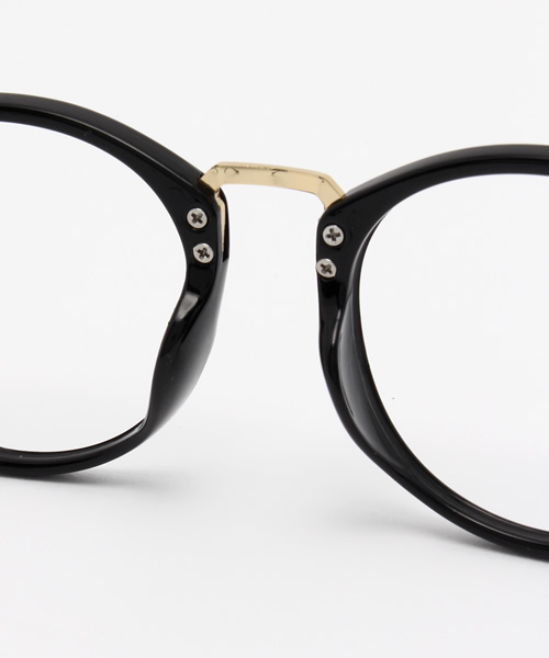 VENCEEXCHANGE（ヴァンスエクスチェンジ）の「ゴールドテンプルダテメガネ       （メガネ・レディース・ブラック/ブラウン・FREE）」の7枚目の写真