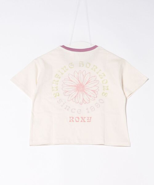 ROXY（ロキシー）の「【クロップド丈】ROXY/ロキシー 花柄/バックプリントTシャツ RST251648M（Tシャツ/カットソー・レディース・ヘザーグレー/オフホワイト/ブラック・L/M）」の18枚目の写真