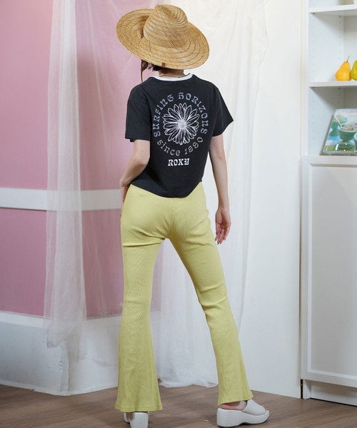 ROXY（ロキシー）の「【クロップド丈】ROXY/ロキシー 花柄/バックプリントTシャツ RST251648M（Tシャツ/カットソー・レディース・ヘザーグレー/オフホワイト/ブラック・L/M）」の12枚目の写真