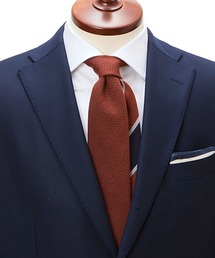 Cricket（クリケット）の「【CRICKET】クリケット ウールシルク ムジ×ストライプ クレリックネクタイ（ネクタイ）」