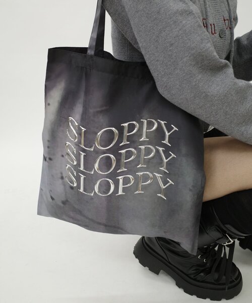 WHO'S WHO gallery（フーズフーギャラリー）の「【SLOPPY/スロッピー】カラーダイトート（トートバッグ・レディース・ブラック/ネイビー/ブラウン・FREE）」の5枚目の写真