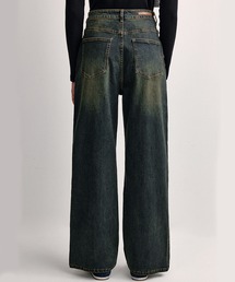 ウォッシュ加工 ストレートワイドデニム FD24K037【Fano Studios