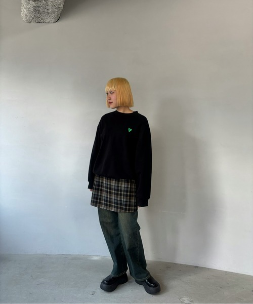 ウォッシュ加工 ストレートワイドデニム FD24K037【Fano Studios