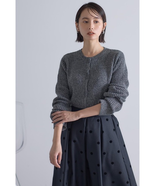 前後２WAYラメカーディガン（カーディガン/ボレロ）｜&. NOSTALGIA（アンドドットノスタルジア）