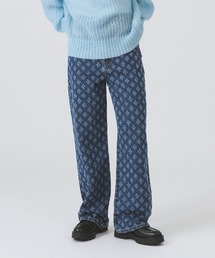 【ビームスの百名品】ジャカード デニム パンツ