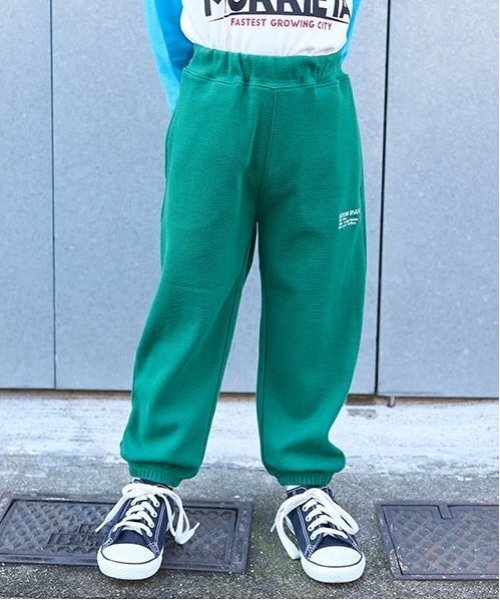 b・ROOM（ビールーム）の「【ともパン】イージーパンツ（その他パンツ・キッズ・ブルー/グレイッシュベージュ/チャコール/ネイビー/シルバーグレー/モスグリーン/ライトカーキ/ライトベージュ/ブラック・100cm/120cm/110cm/130cm/140cm）」の6枚目の写真