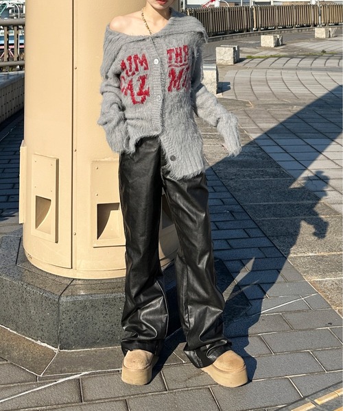 sedacle girl（セダクルガール）の「合皮ウエストダブルベルトパンツ（その他パンツ・レディース・ブラウン/ブラック・MEDIUM/SMALL）」の10枚目の写真