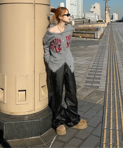 sedacle girl（セダクルガール）の「合皮ウエストダブルベルトパンツ（その他パンツ・レディース・ブラウン/ブラック・MEDIUM/SMALL）」の12枚目の写真