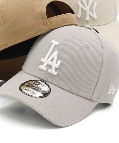 NEW ERA(ニューエラ)の「ニューエラキャップ 9FORTY LAロサンゼルスドジャース(キャップ・メンズ・ブラック/グレー系その他/グレー/ブルー/ホワイト/ベージュ/ブラック系/ロイヤルブルー/ヘザーグレー/ストーン/バーガンディー/ベージュ系その他/ホワイト系その他2/ベージュ系その他3/ブラウン系その他/グリーン系その他2/ベージュ系その他2・FREE)」の8枚目の写真