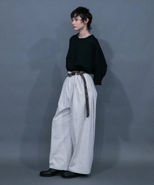 【my beautiful landlet】 PAISLEY GOBELIN WEAVING RING BELT（ベルト）｜my beautiful landlet（マイビューティフルランドレット）