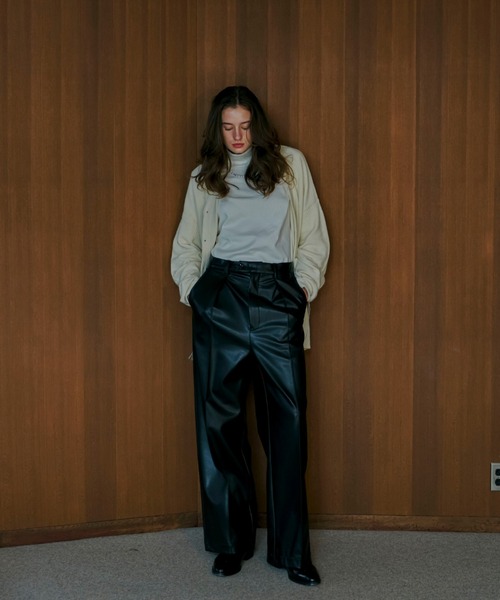 soerte（ソエルテ）の「ニットカーディガン（カーディガン/ボレロ・メンズ・グリーン・2）」の9枚目の写真