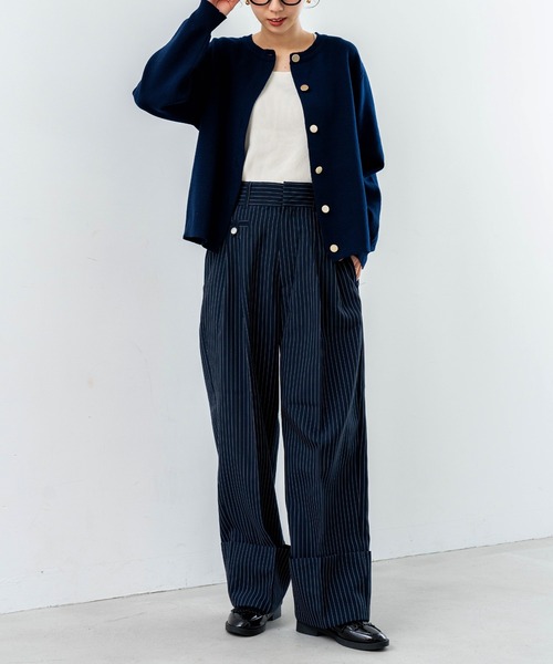 ANNA LUNA(アンナルナ)の「【ANNA LUNA】軽い 着心地 の 万能 カーディガン(カーディガン/ボレロ・レディース・オフホワイト/ピンク/ブラック/ネイビー・MEDIUM)」の20枚目の写真