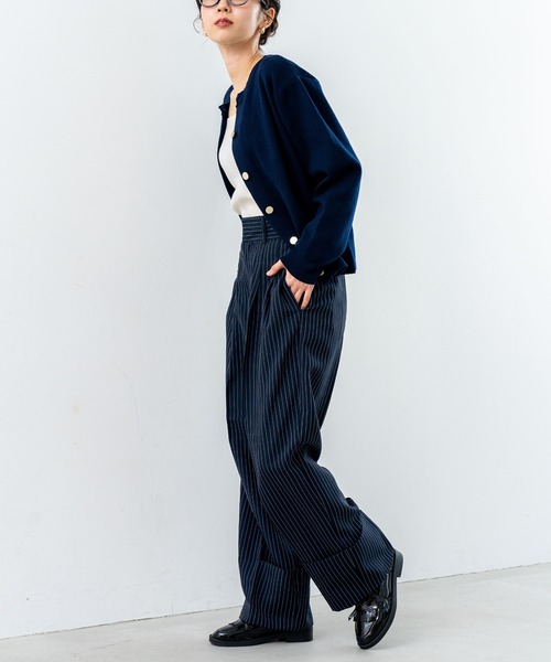 ANNA LUNA(アンナルナ)の「【ANNA LUNA】軽い 着心地 の 万能 カーディガン(カーディガン/ボレロ・レディース・オフホワイト/ピンク/ブラック/ネイビー・MEDIUM)」の12枚目の写真