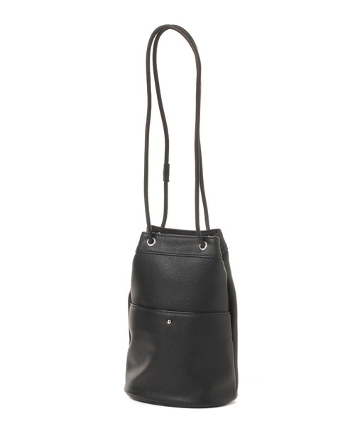 LAKOLE（ラコレ）の「フェイクレザーミニボンサック / 283603（ハンドバッグ・メンズ・ブラック・FREE）」の2枚目の写真