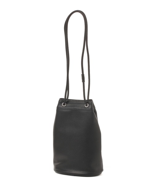 LAKOLE（ラコレ）の「フェイクレザーミニボンサック / 283603（ハンドバッグ・メンズ・ブラック・FREE）」の4枚目の写真