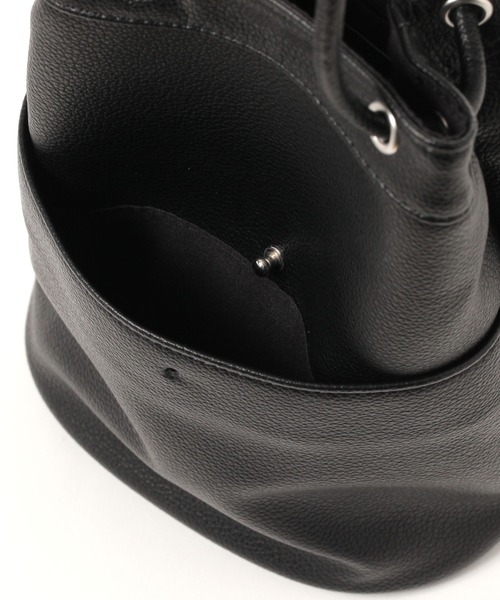 LAKOLE（ラコレ）の「フェイクレザーミニボンサック / 283603（ハンドバッグ・メンズ・ブラック・FREE）」の9枚目の写真