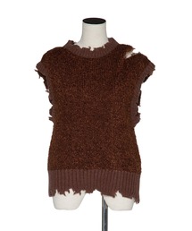 【muller of yoshiokubo/ミュラーオブヨシオクボ】glitter knit vest