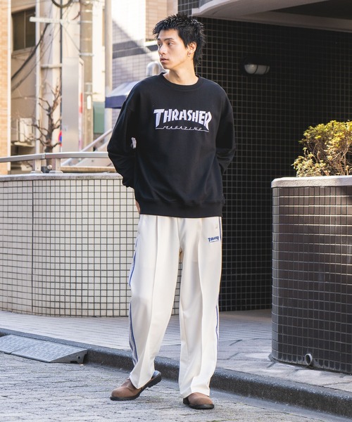 THRASHER(スラッシャー)の「【THRASHER/スラッシャー】ヘビーウェイト マガジンロゴ スペードオースロゴ クルーネック スウェット LOGO CREW SWEAT(スウェット・メンズ・ホワイト系その他/グレー系その他/ブラック系その他2/ブラック系その他/ホワイト系その他2/グレー系その他2・LARGE/MEDIUM)」の20枚目の写真