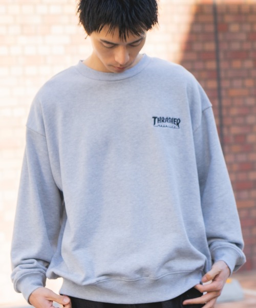 THRASHER(スラッシャー)の「【THRASHER/スラッシャー】ヘビーウェイト マガジンロゴ スペードオースロゴ クルーネック スウェット LOGO CREW SWEAT(スウェット・メンズ・ホワイト系その他/グレー系その他/ブラック系その他2/ブラック系その他/ホワイト系その他2/グレー系その他2・LARGE/MEDIUM)」の19枚目の写真
