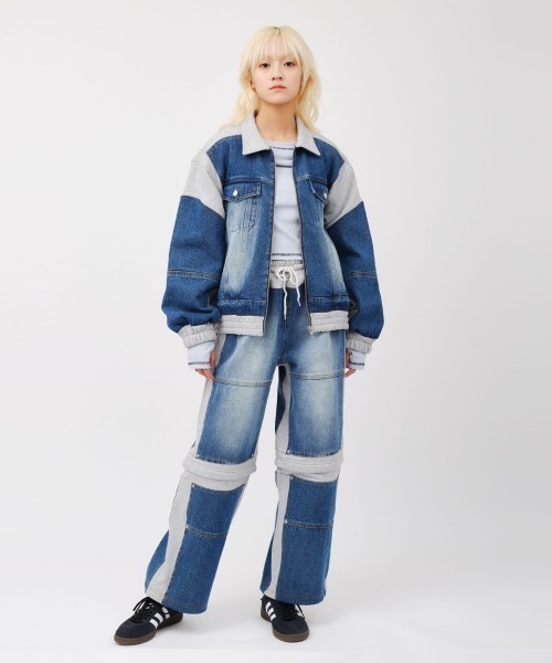 atmos pink（アトモスピンク）の「atmos pink Denim Docking Pants / アトモス ピンク デニム ドッキング パンツ（その他パンツ・レディース・ブルー/ピンク・M/S）」の17枚目の写真