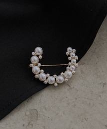 PUAL CE CIN | ニュアンスパールブローチ(ブローチ/コサージュ)