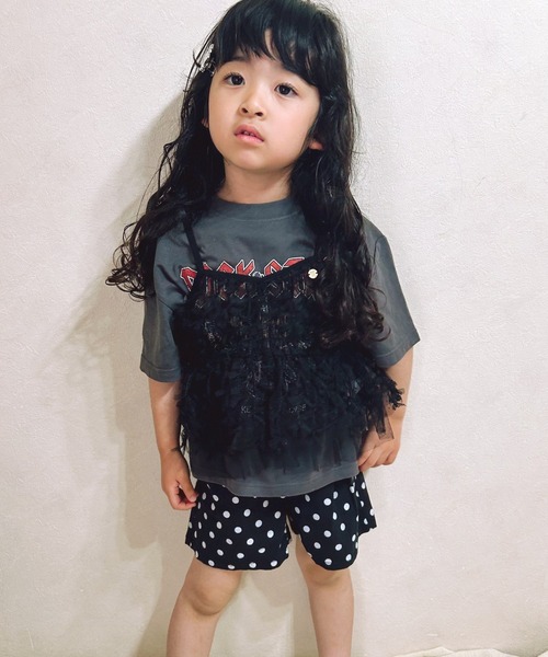 MAKE YOUR DAY(メイクユアデイ)の「ROCK STAR半袖Tシャツ■80~140cm(Tシャツ/カットソー・キッズ・オリーブ/チャコールグレー/オフホワイト・80/90/100/110/120/130/140)」の19枚目の写真