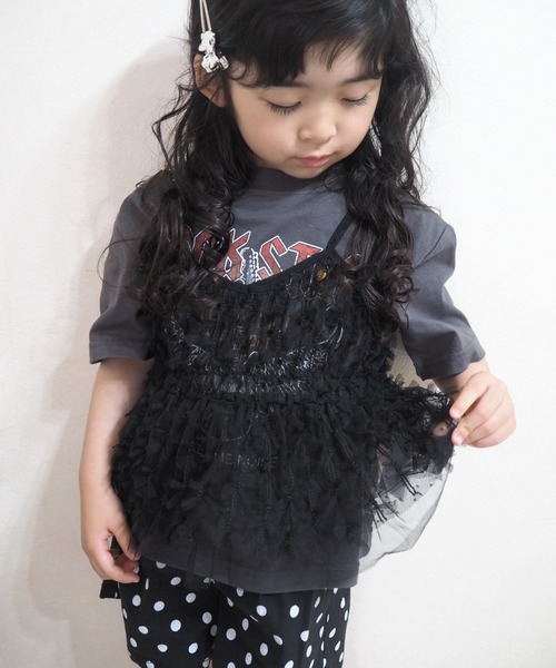 MAKE YOUR DAY(メイクユアデイ)の「ROCK STAR半袖Tシャツ■80~140cm(Tシャツ/カットソー・キッズ・オリーブ/チャコールグレー/オフホワイト・80/90/100/110/120/130/140)」の18枚目の写真
