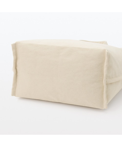 無印良品（ムジルシリョウヒン）の「帆布　２ＷＡＹトートバッグ（トートバッグ・レディース・ブラック/カーキ系/キナリ・FREE）」の6枚目の写真