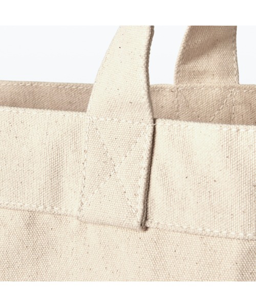 無印良品（ムジルシリョウヒン）の「帆布　２ＷＡＹトートバッグ（トートバッグ・レディース・ブラック/カーキ系/キナリ・FREE）」の8枚目の写真