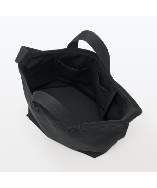 無印良品（ムジルシリョウヒン）の「帆布　２ＷＡＹトートバッグ（トートバッグ・レディース・ブラック/カーキ系/キナリ・FREE）」の15枚目の写真