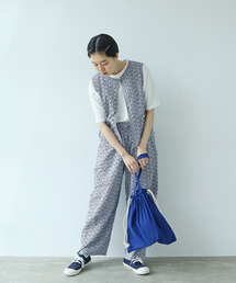 PAR ICI | 【WEB別注カラー】ストライプ刺繍 easyパンツ(セットアップ対応)(その他パンツ)