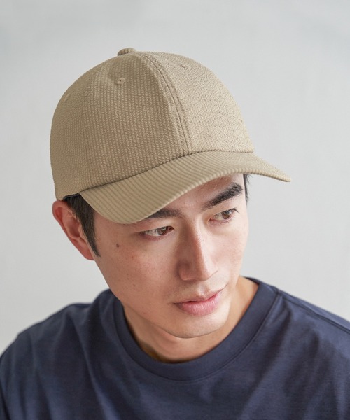 ikka（イッカ）の「COOLMAX(R)サッカーキャップ（キャップ・メンズ・ブラック/ベージュ・FREE）」の13枚目の写真