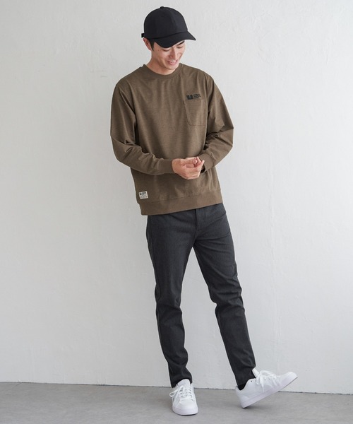 ikka（イッカ）の「COOLMAX(R)サッカーキャップ（キャップ・メンズ・ブラック/ベージュ・FREE）」の17枚目の写真