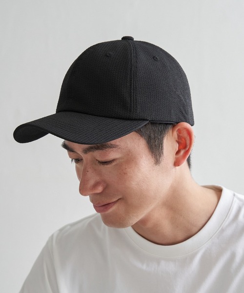 ikka（イッカ）の「COOLMAX(R)サッカーキャップ（キャップ・メンズ・ブラック/ベージュ・FREE）」の15枚目の写真