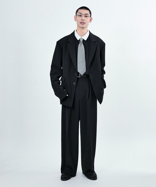 M TO R（ムウトアール）の「BOXY SET UP JACKET（テーラードジャケット・レディース・ブラック/ベージュ系その他・42/38/40）」の12枚目の写真