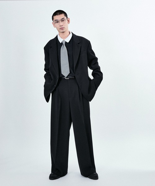 M TO R（ムウトアール）の「BOXY SET UP JACKET（テーラードジャケット・レディース・ブラック/ベージュ系その他・42/38/40）」の14枚目の写真