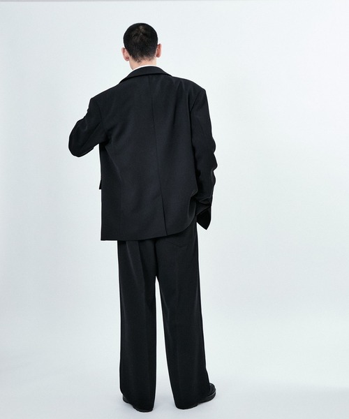 M TO R（ムウトアール）の「BOXY SET UP JACKET（テーラードジャケット・レディース・ブラック/ベージュ系その他・42/38/40）」の8枚目の写真