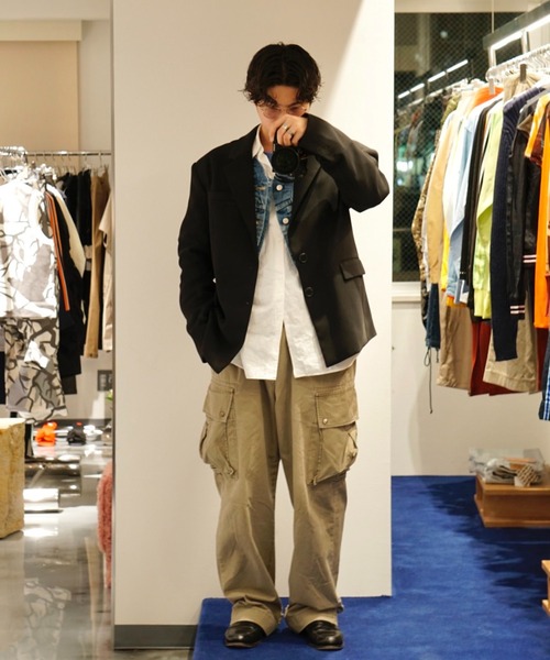 M TO R（ムウトアール）の「BOXY SET UP JACKET（テーラードジャケット・レディース・ブラック/ベージュ系その他・42/38/40）」の11枚目の写真