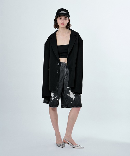 M TO R（ムウトアール）の「BOXY SET UP JACKET（テーラードジャケット・レディース・ブラック/ベージュ系その他・42/38/40）」の16枚目の写真