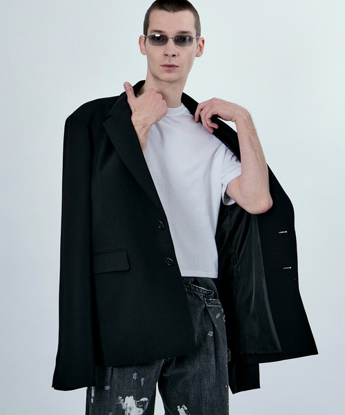 セール】BOXY SET UP JACKET（テーラードジャケット）｜M TO R