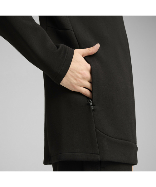 PUMA（プーマ）の「PUMA プーマ メンズ エヴォストライプ フルジップ フーディDK（パーカー・メンズ・グレー系その他/ブラック・MEDIUM/LARGE/SMALL/XX-LARGE/X-LARGE）」の6枚目の写真