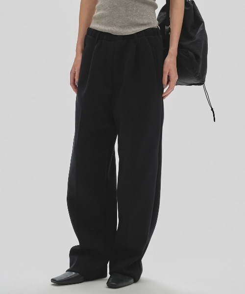 TODAYFUL（トゥデイフル）の「【TODAYFUL/トゥデイフル】Cushion Easy Trousers/クッションイージートラウザーズパンツ（スウェットパンツ・レディース・グレー/ブラック・36/38）」の2枚目の写真