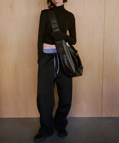 TODAYFUL（トゥデイフル）の「【TODAYFUL/トゥデイフル】Cushion Easy Trousers/クッションイージートラウザーズパンツ（スウェットパンツ・レディース・グレー/ブラック・36/38）」の8枚目の写真