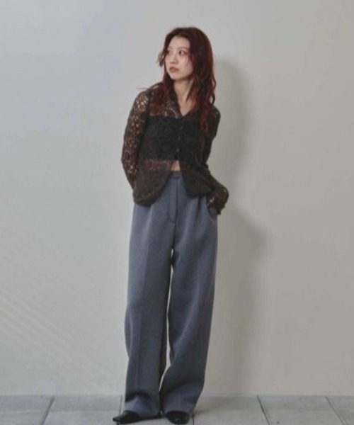 Cushion Easy Trousers ブラック38 Cushion Easy Trousers ブラック38 Cushion Easy Trousers（フル